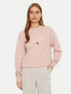 Obrázek produktu Tommy Hilfiger Mikina Modern Script WW0WW43844 Růžová Regular Fit