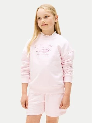 Obrázek produktu Tommy Hilfiger Mikina Script KG0KG08683 Růžová Regular Fit
