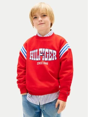 Obrázek produktu Tommy Hilfiger Mikina Wavy Flag KB0KB10260 Červená Regular Fit