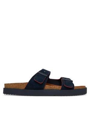 Obrázek produktu Tommy Hilfiger Nazouváky Cork Adjustable Suede Sandal FM0FM05869 Tmavomodrá
