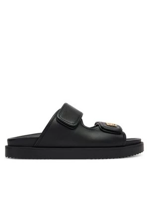 Obrázek produktu Tommy Hilfiger Nazouváky Double Strap Leather Sandal FW0FW09121 Černá