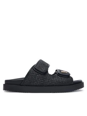 Obrázek produktu Tommy Hilfiger Nazouváky Double Strap Raffia FW0FW09122 Černá