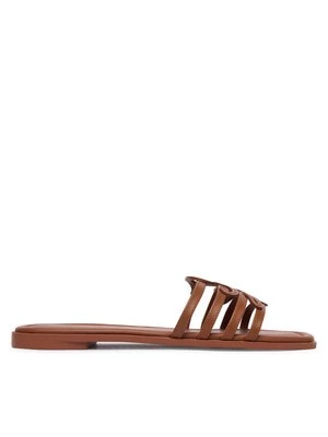 Obrázek produktu Tommy Hilfiger Nazouváky Th Script Flat Mule Lth FW0FW09368 Hnědá