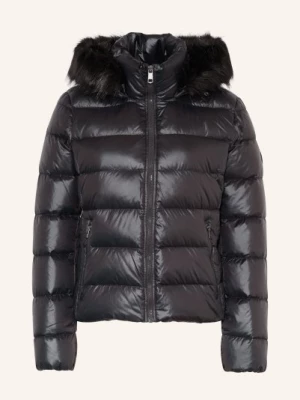 Obrázek produktu Tommy Hilfiger Péřová Bunda Gloss Down Tyra S Umělou Kožešinou černá