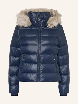 Obrázek produktu Tommy Hilfiger Péřová Bunda S Odnímatelnou Umělou Kožešinou tmavě modrá