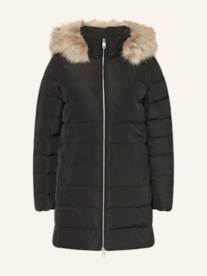 Obrázek produktu Tommy Hilfiger Péřový Kabát S Odnímatelnou Umělou Kožešinou černá