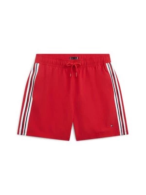 Obrázek produktu Tommy Hilfiger Plavecké šortky Global Stripe UB0UB00590 Světle červená Regular Fit