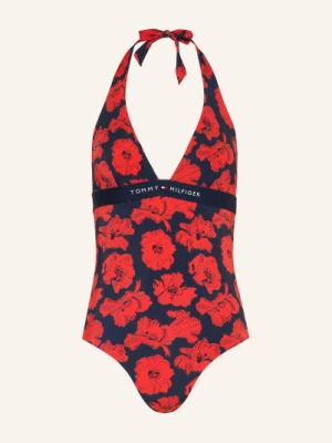 Obrázek produktu Tommy Hilfiger Plavky S Vázáním Za Krkem červená / tmavě modrá