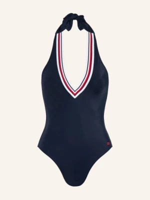 Obrázek produktu Tommy Hilfiger Plavky S Vázáním Za Krkem tmavě modrá / červená / bílá