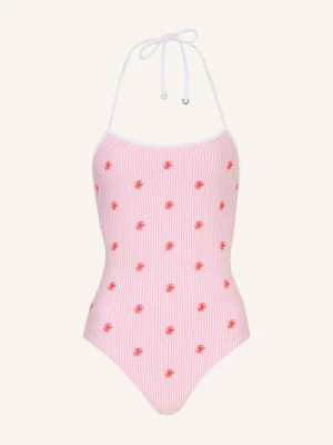 Obrázek produktu Tommy Hilfiger Plavky S Výstřihem Za Krkem růžová / červená / bílá