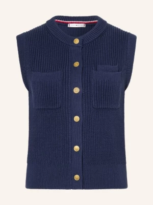 Obrázek produktu Tommy Hilfiger Pletená Vesta tmavě modrá