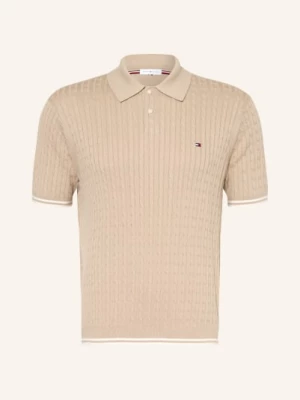 Obrázek produktu Tommy Hilfiger Pletené Polo Tričko světle hnědá