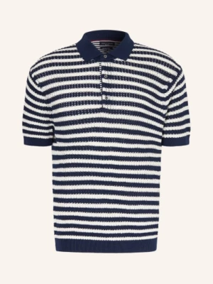Obrázek produktu Tommy Hilfiger Pletené Polo Tričko tmavě modrá / bílá