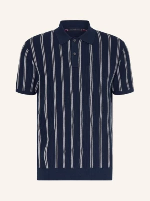 Obrázek produktu Tommy Hilfiger Pletené Polo Tričko tmavě modrá / bílá
