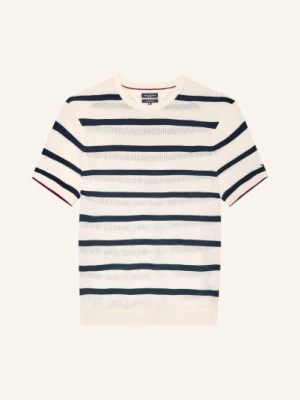 Obrázek produktu Tommy Hilfiger Pletené Tričko bílá / tmavě modrá