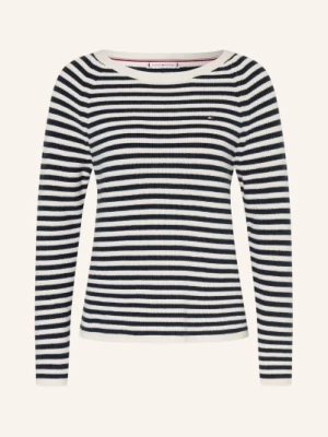 Obrázek produktu Tommy Hilfiger Pletený Svetr krémová / tmavě modrá