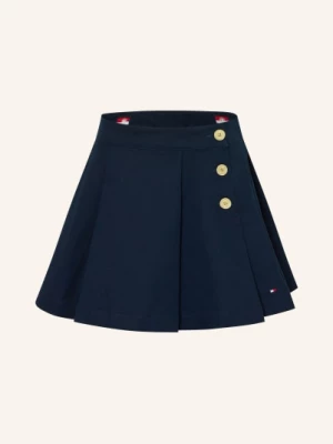 Obrázek produktu Tommy Hilfiger Plisovaná Sukně tmavě modrá / zlatá