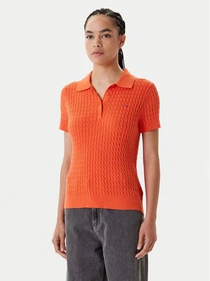 Obrázek produktu Tommy Hilfiger Polokošile Fine WW0WW41474 Oranžová Regular Fit