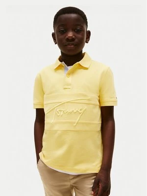 Obrázek produktu Tommy Hilfiger Polokošile Flag KB0KB09714 Žlutá Regular Fit