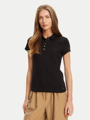 Obrázek produktu Tommy Hilfiger Polokošile Gold Button WW0WW45768 Černá Slim Fit