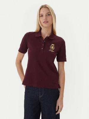 Obrázek produktu Tommy Hilfiger Polokošile Gold Crest WW0WW47315 Bordó Regular Fit