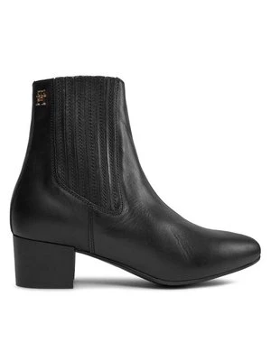 Obrázek produktu Tommy Hilfiger Polokozačky Essential Leather Boot FW0FW07759 Černá