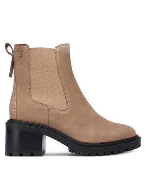 Obrázek produktu Tommy Hilfiger Polokozačky Th Nubuck Chelsea Cleated Heel FW0FW09158 Béžová