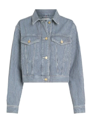 Obrázek produktu TOMMY HILFIGER Přechodná bunda  modrá džínovina / bílá