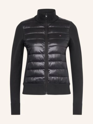 Obrázek produktu Tommy Hilfiger Prošívaná Bunda Z Kombinace Materiálů černá