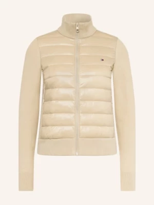 Obrázek produktu Tommy Hilfiger Prošívaná Bunda Z Kombinace Materiálů světle hnědá
