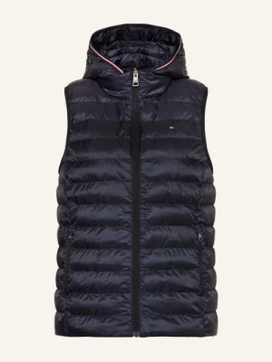 Obrázek produktu Tommy Hilfiger Prošívaná Vesta S Odnímatelnou Kapucí tmavě modrá