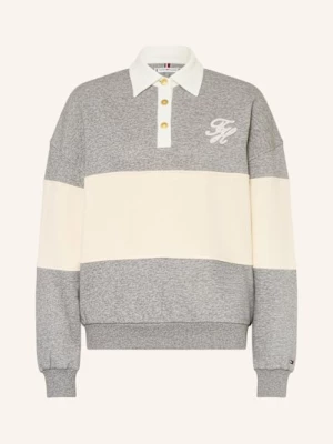 Obrázek produktu Tommy Hilfiger Rugbyové Tričko bílá / šedá