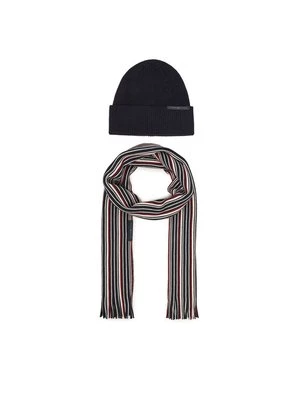 Obrázek produktu Tommy Hilfiger Sada čepice a šál Th Corp Love AM0AM12939 Tmavomodrá