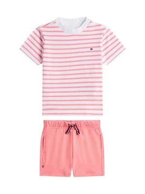 Obrázek produktu Tommy Hilfiger Sada T-shirt a šortky Essential KN0KN02379 Růžová Regular Fit