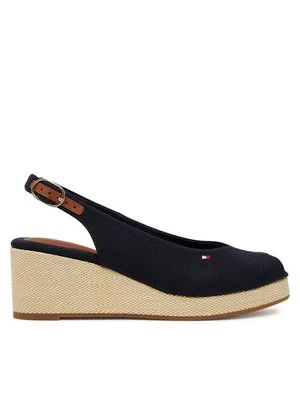 Obrázek produktu Tommy Hilfiger Sandály Flag Mid Wedge Espad Slingback FW0FW08595 Tmavomodrá