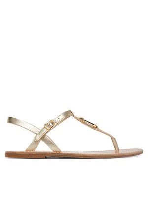 Obrázek produktu Tommy Hilfiger Sandály Leather Thong Sandal Gold FW0FW09331 Zlatá