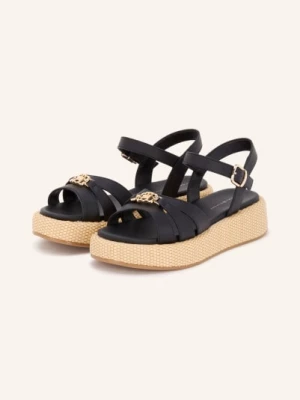 Obrázek produktu Tommy Hilfiger Sandály S Plochou Podrážkou černá / zlatá