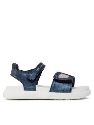 Obrázek produktu Tommy Hilfiger Sandály Strass Heart Velcro Sandal T1A2-32752-1367 S Tmavomodrá