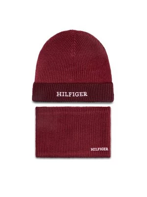 Obrázek produktu Tommy Hilfiger Set čepice a tunelová šála AU0AU01938 Červená