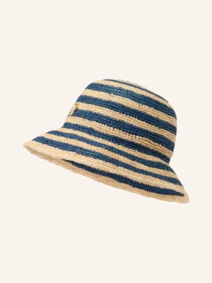 Obrázek produktu Tommy Hilfiger Slámový Klobouk tmavě modrá / krémová