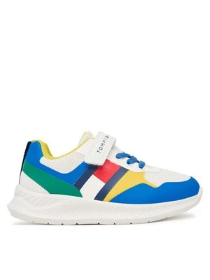 Obrázek produktu Tommy Hilfiger Sneakersy Flag Low Cut Lace-Up/Velcro T1X9-34369-1843 M Barevná