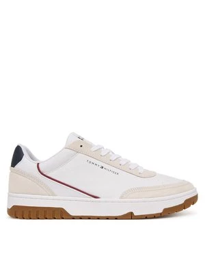 Obrázek produktu Tommy Hilfiger Sneakersy Th Basket Core Leather Suede Mix FM0FM05881 Bílá