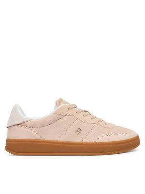 Obrázek produktu Tommy Hilfiger Sneakersy Th Monogram Plaque Suede Trainers FW0FW09180 Růžová