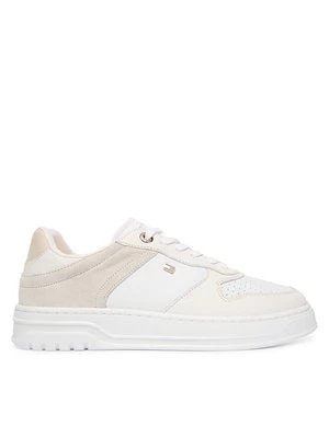 Obrázek produktu Tommy Hilfiger Sneakersy Th Sporty Cupsole Tumbled Ltr FW0FW09024 Écru Krémová