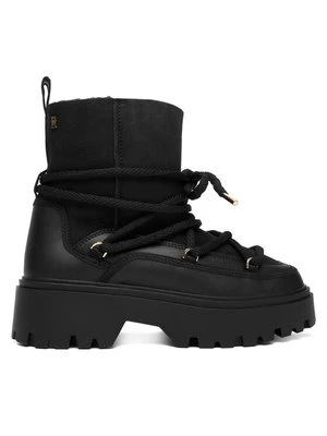 Obrázek produktu Tommy Hilfiger Sněhule Real Shearling Laceup Snowboot FW0FW08996 Černá