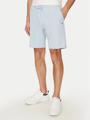 Obrázek produktu Tommy Hilfiger Šortky z materiálu Essential Terry Sweatshort MW0MW37240 Světle modrá Regular Fit