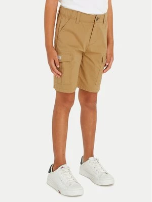 Obrázek produktu Tommy Hilfiger Šortky z materiálu KB0KB08799 Béžová Straight Fit