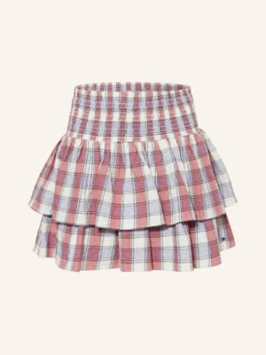 Obrázek produktu Tommy Hilfiger Sukně S Volánky světle červená / režná / tmavě modrá