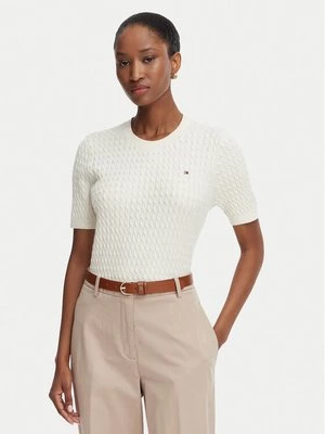 Obrázek produktu Tommy Hilfiger Svetr Cable Fine WW0WW41787 Krémová Regular Fit