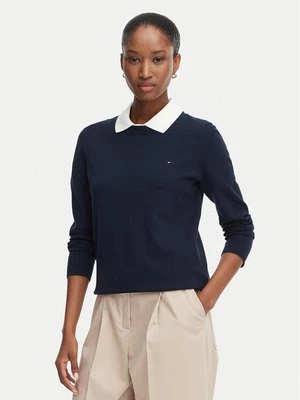 Obrázek produktu Tommy Hilfiger Svetr Cable Fine WW0WW44984 Tmavomodrá Regular Fit